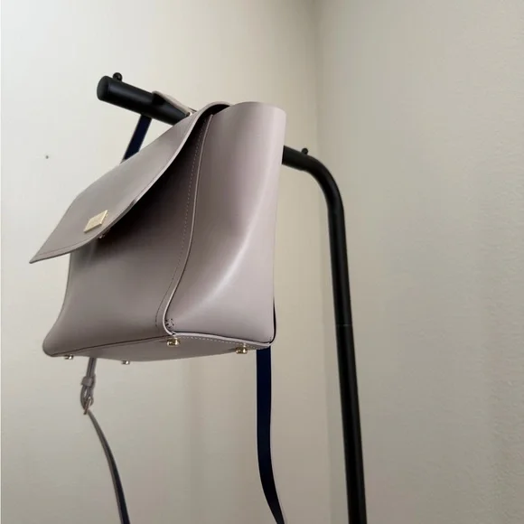 Kate Spade Arbour Hill Lilah Satchel Crossbody Beige Neutral Leather - Picture 4 of 9